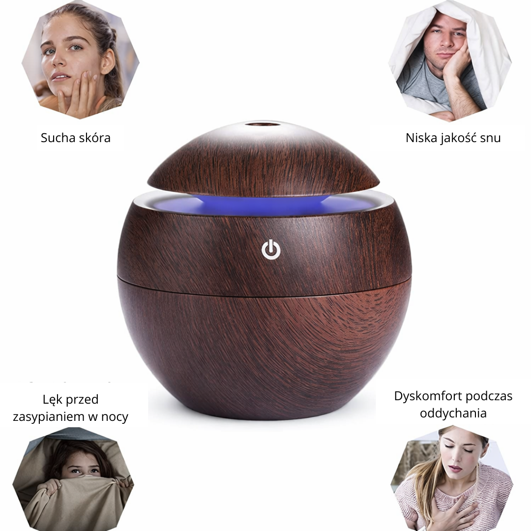 Dyfuzor zapachowy i nawilżacz powietrza do aromaterapii , SKU: 113