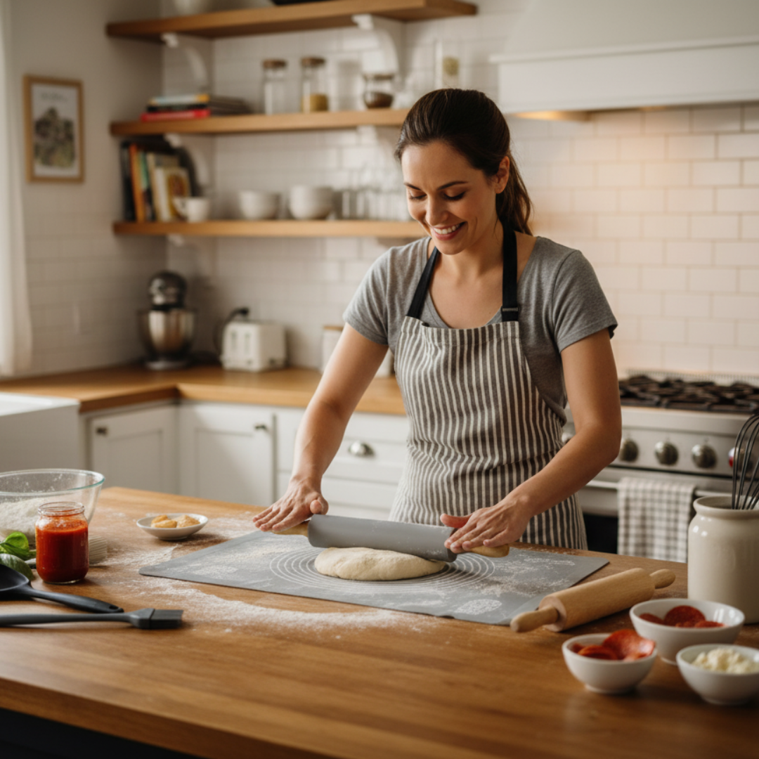 ZESTAW STOLNICA SILIKONOWA MATA DO PIECZENIA 7.EL SKU: 094