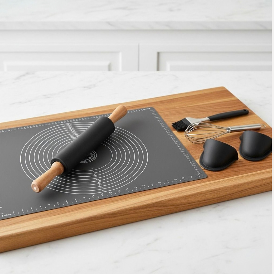 ZESTAW STOLNICA SILIKONOWA MATA DO PIECZENIA 7.EL SKU: 094