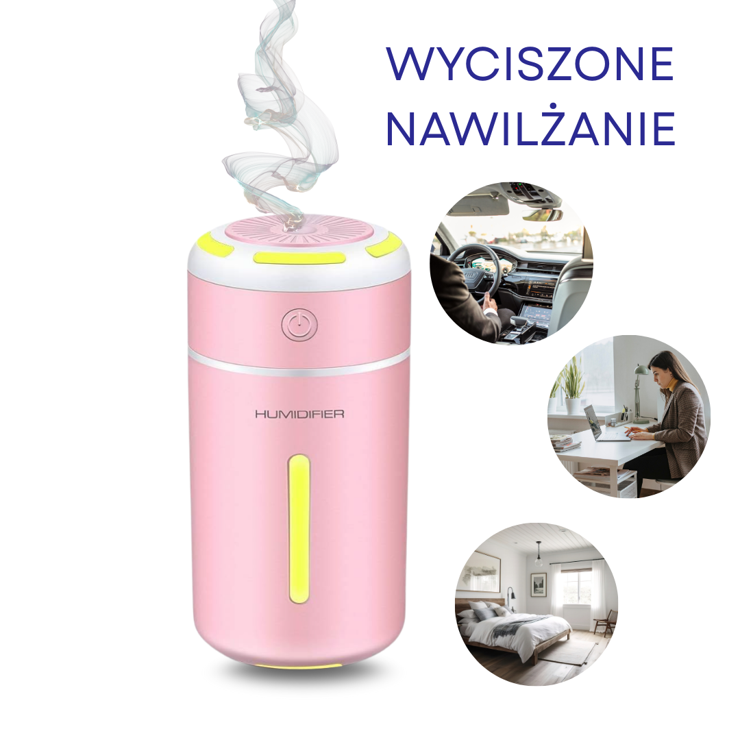NAWILŻACZ OCZYSZCZACZ POWIETRZA PRZENOŚNY 230ML SKU: 141
