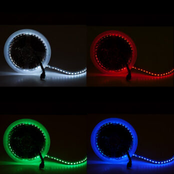 TAŚMA LED SMD 5M RGB KOLOROWA ZASILACZ + PILOT SKU: 280
