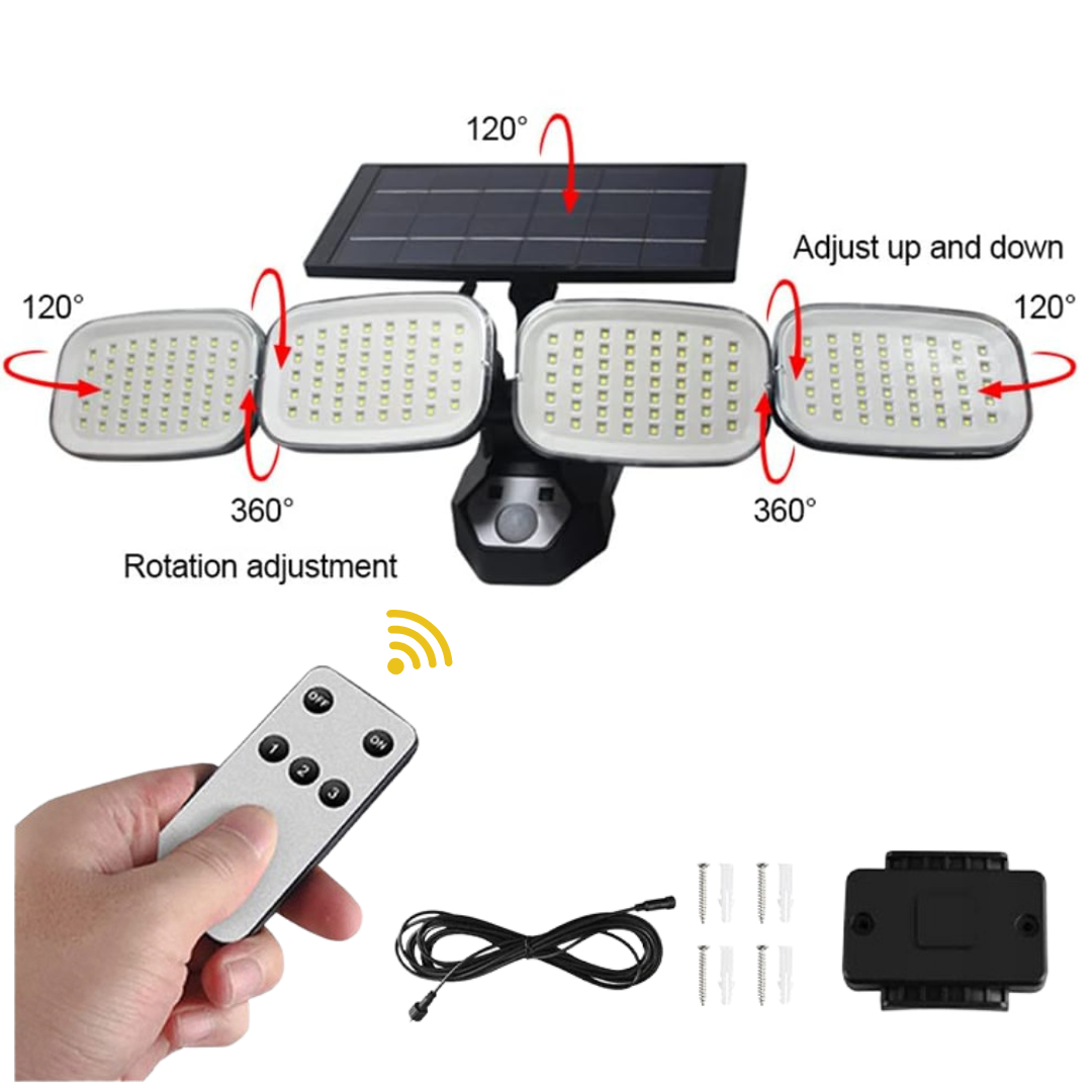 Lampa – kinkiet wodoodporne oświetlenie 240 COB + PILOT SKU: 285