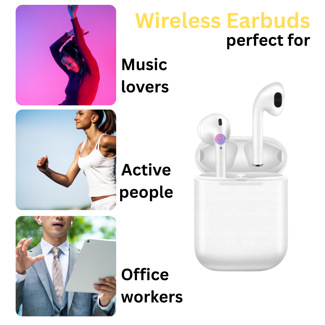 i16 MAX Bezprzewodowe Słuchawki – Bluetooth V5.0, SKU: 289