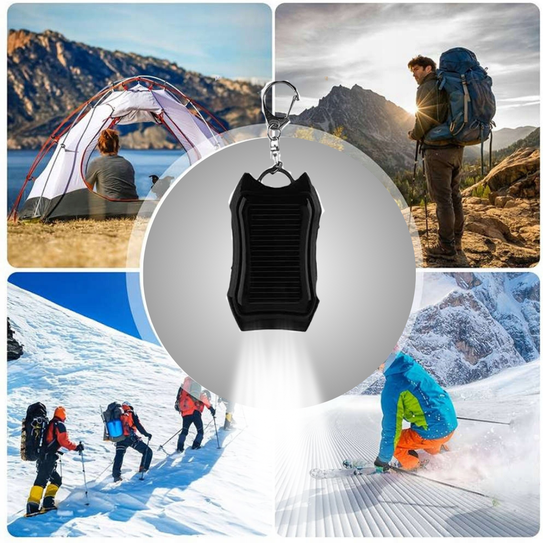 Brelok do kluczy solarny powerbank latarka 1200 mAh SKU: 413