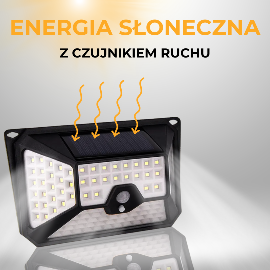 lampa solarna LED Kinkiet YT-109 wodoodporna, SKU: 278