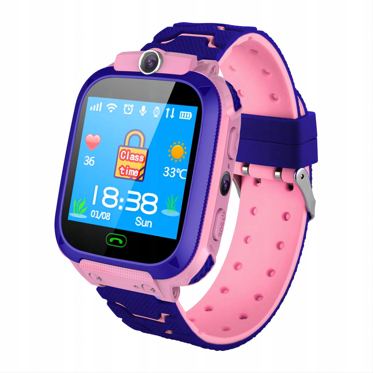 Smartwatch Dla Dzieci Q19 Lokalizator GPS Niebieski, SKU: 2104