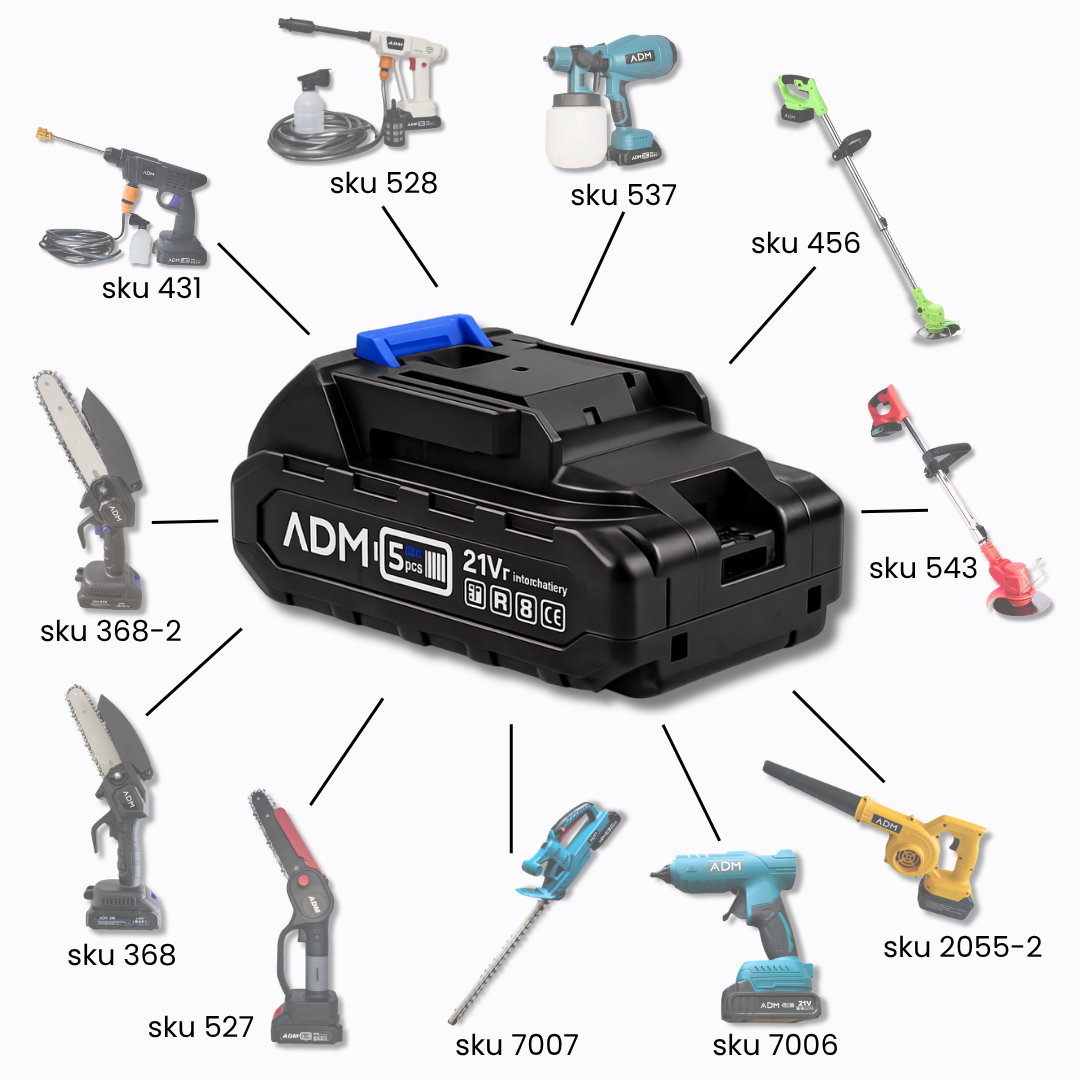 Akumulator litowo-jonowy 21V do narzędzi ADM, SKU: 439