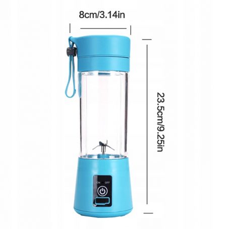 PRZENOŚNY BLENDER TURYSTYCZNY USB 380ML SKU: 175-B