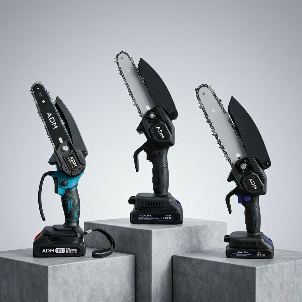 Akumulatorowa mini piła elektryczna ADM – NIEBIESKA/CZARNA, SKU: 368