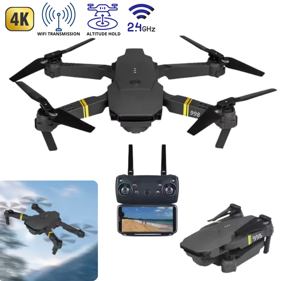 Dron z Kamerą HD – Składany Quadrocopter WiFi z Pilotem, SKU: 414