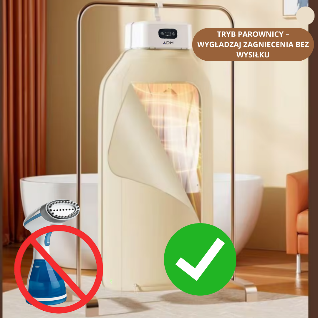 Składana ADM suszarka do ubrań i parownica , SKU: 6014