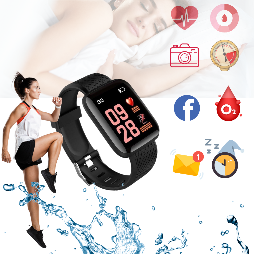 Opaska Smart Band M116 – Inteligentna Opaska na Nadgarstek, SKU:190
