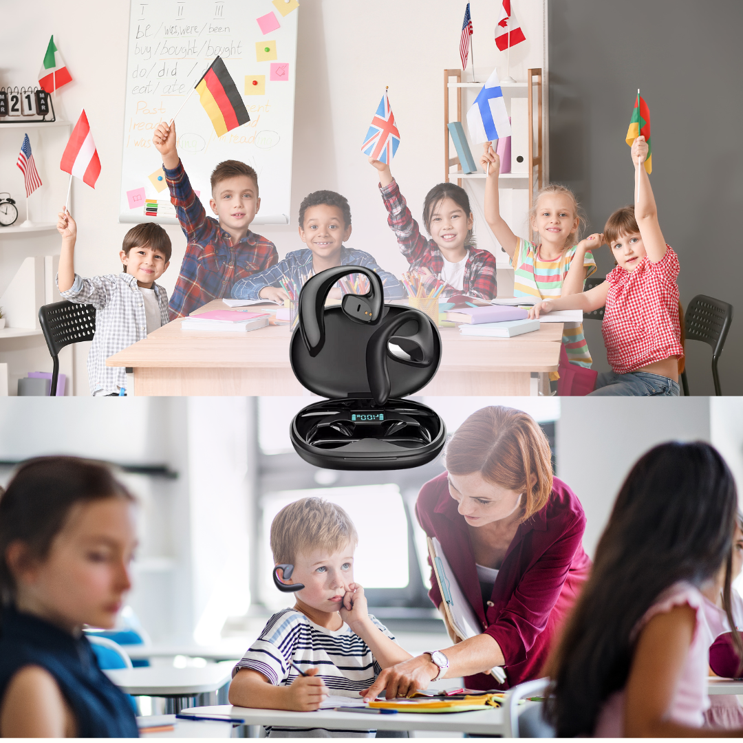 2w1 Słuchawki Tłumaczące z Funkcją AI & Bezprzewodowe Słuchawki Muzyczne,SKU:7017