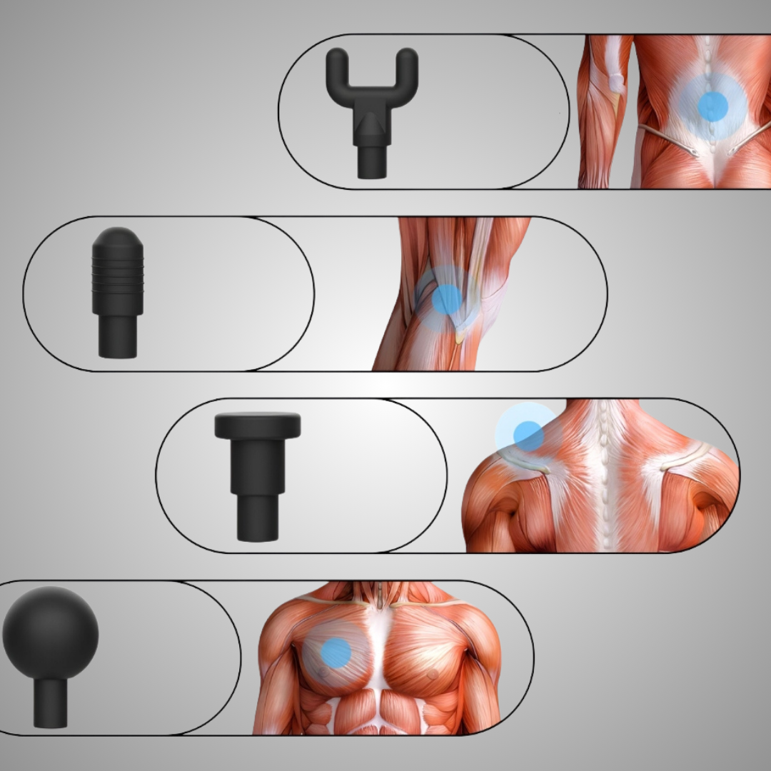 Pistolet do masażu do pleców,stóp i ciała, SKU: 125