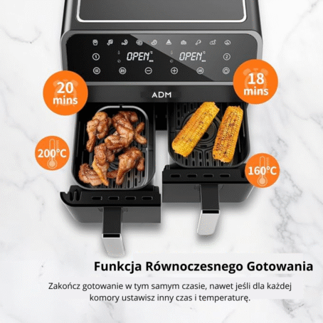 Różne dania, jeden czas zakończenia.