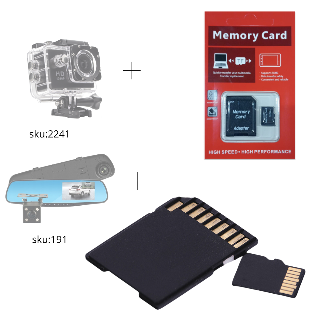32 GB MICRO SD Z ADAPTEREM, SKU: 2008