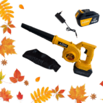 ADM Bezprzewodowa Dmuchawa Elektryczna – żółta/niebieska + 2 akumulatory 48V lub 21V, SKU: 2055