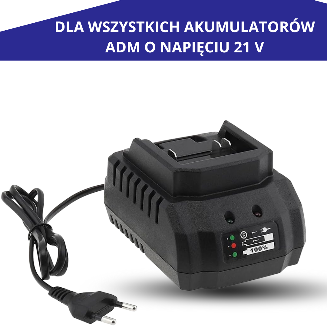 Ładowarka ADM do Akumulatorów 21V, SKU: 7015