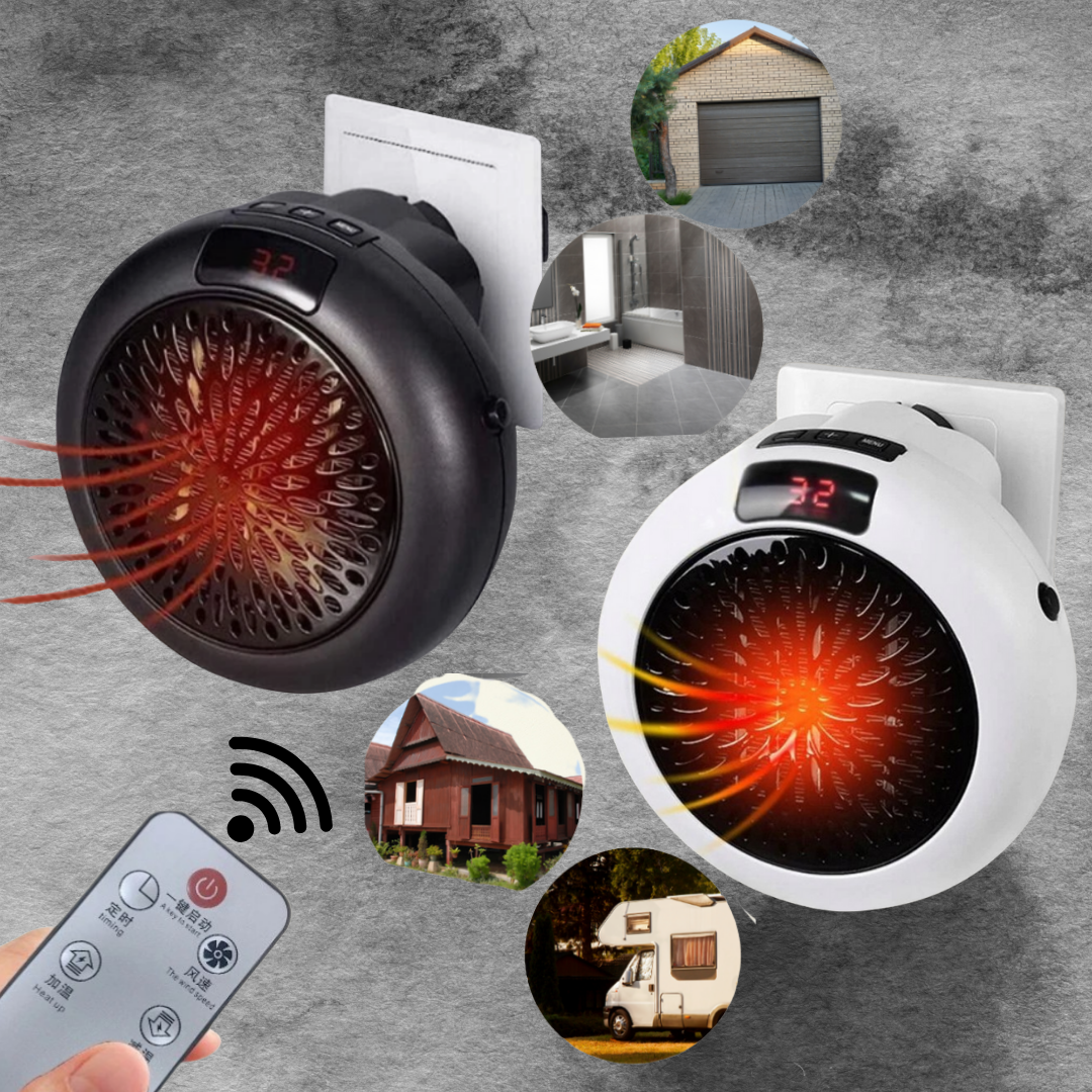 Przenośny Mini Grzejnik Ścienny 900W z Pilotem – Różne kolory , SKU: 137