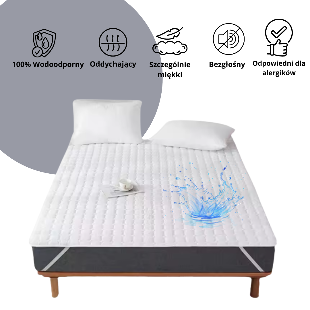 Wodoodporny ochraniacz na materac – 2 rozmiary, SKU:2122