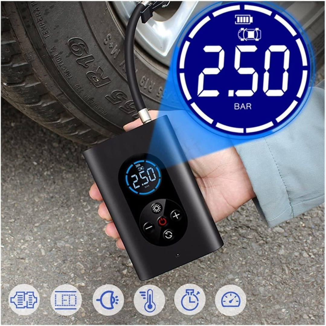 INTELIGENTNA BEZPRZEWODOWA POMPKA POWIETRZA 150 PSI Z OŚWIETLENIEM LED, SKU: 6094