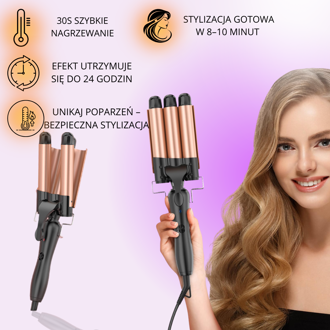 PROFESJONALNY CERAMICZNY ZESTAW DO STYLIZACJI WŁOSÓW 8w1, SKU: 086