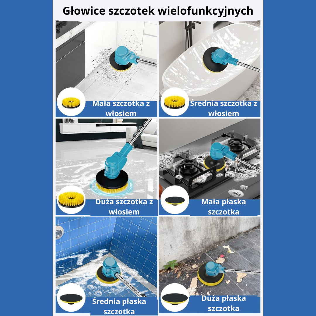 Wielofunkcyjna Elektryczna Szczotka Czyszcząca, SKU: 7034