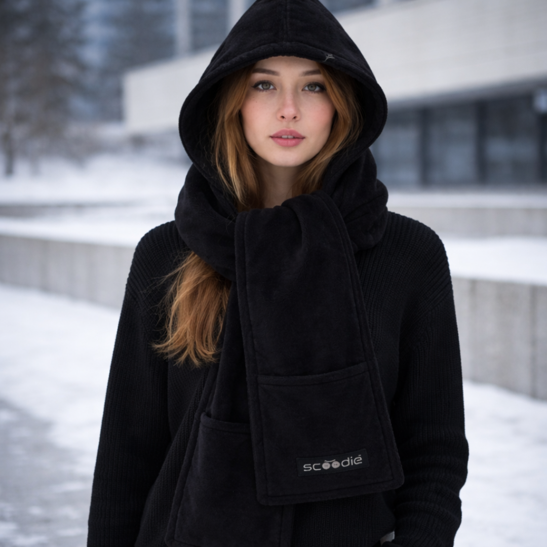 Scoodie – Odłączany Szalik z Kapturem, SKU:7028