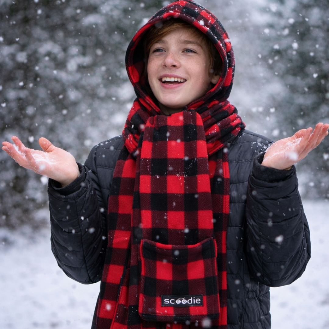 Scoodie – Odłączany Szalik z Kapturem, SKU:7029