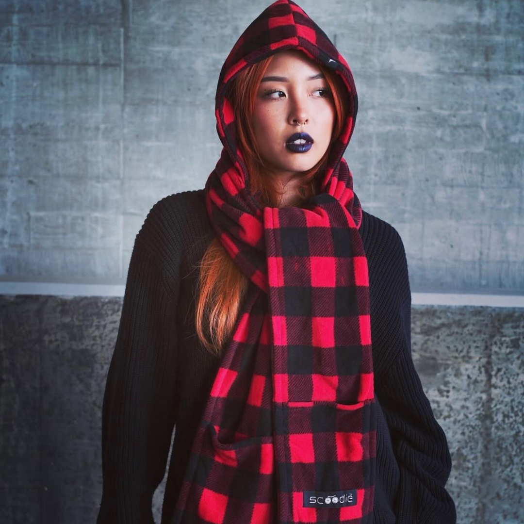Scoodie – Odłączany Szalik z Kapturem, SKU:7029