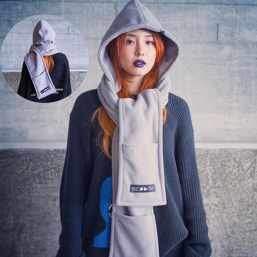 Scoodie – Odłączany Szalik z Kapturem, SKU:7031