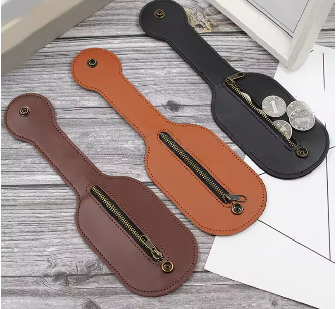 Portmonetka z prawdziwej skóry do samoobrony-Różne kolory, SKU: 292