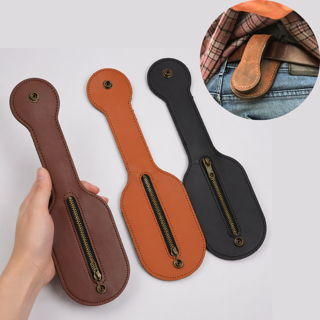 Portmonetka z prawdziwej skóry do samoobrony-Różne kolory, SKU: 292