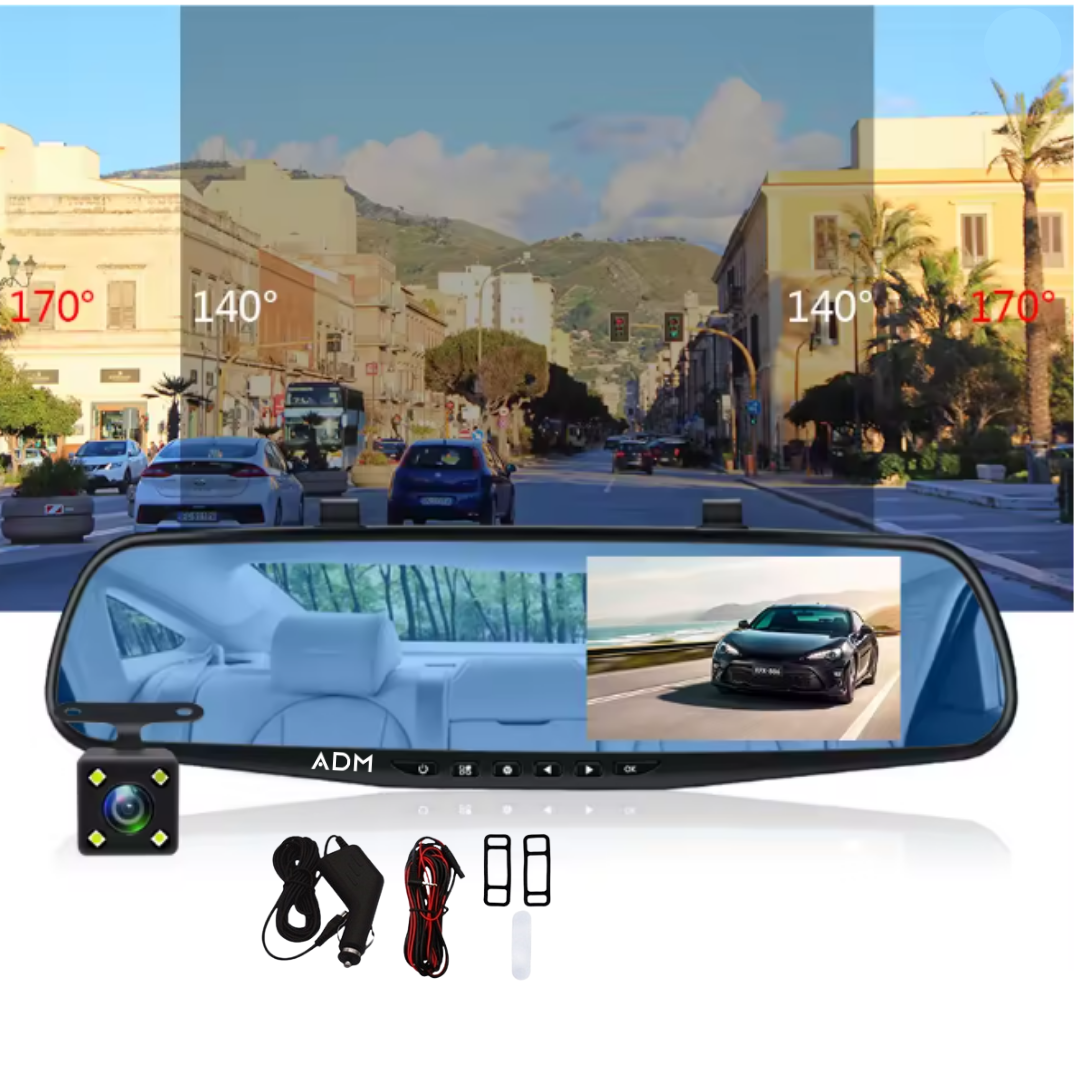 Rejestrator ADM jazdy Full HD z kamerą cofania, SKU: 191