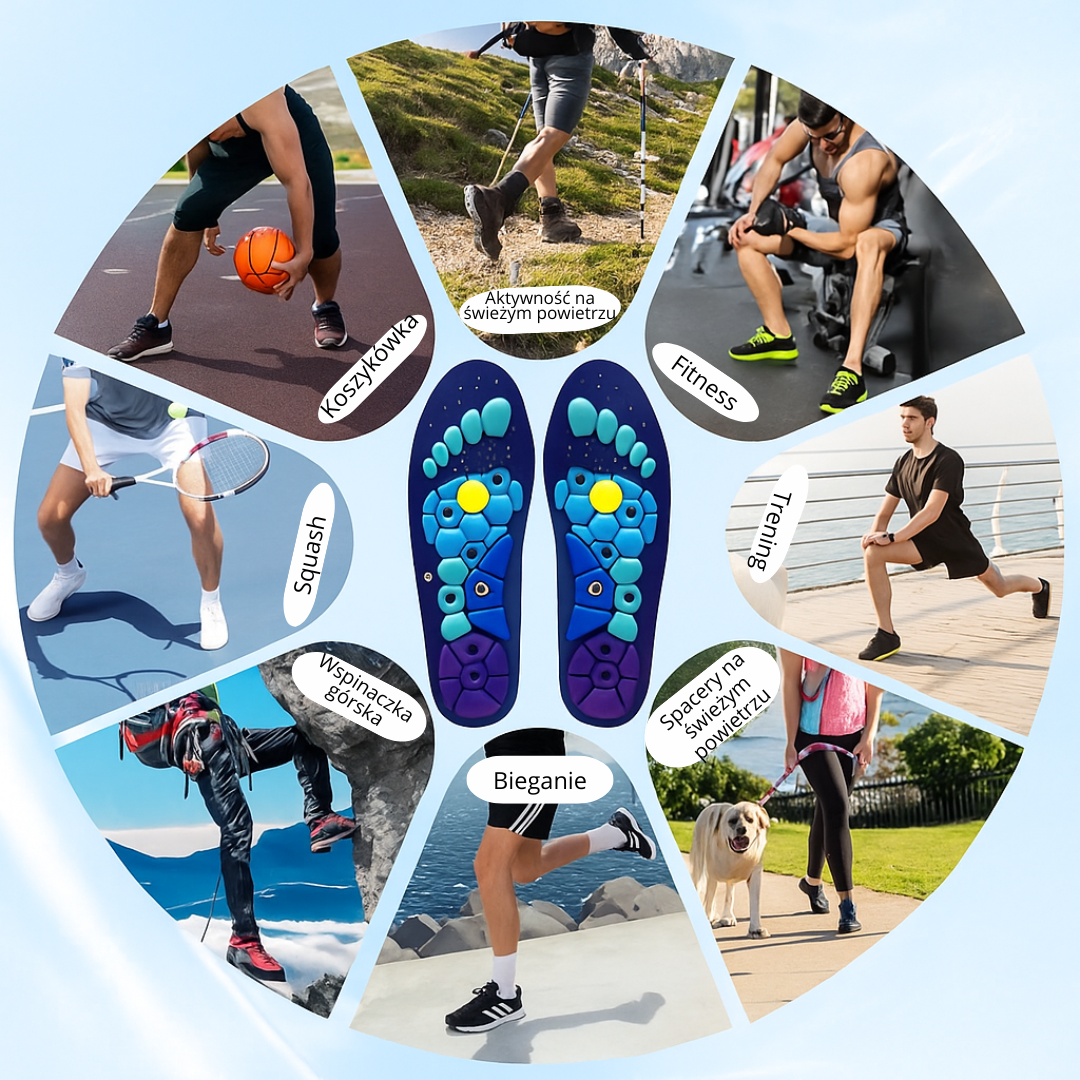 Magnetyczne wkładki do masażu-różne rozmiary, SKU:7036