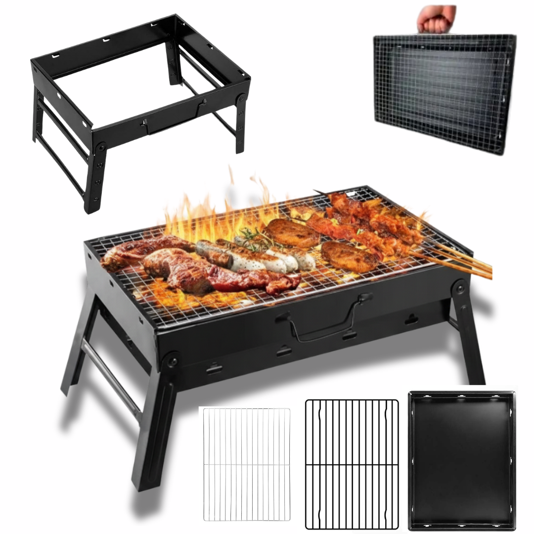 BBQ Mini Grill Turystyczny Węglowy, SKU:2226