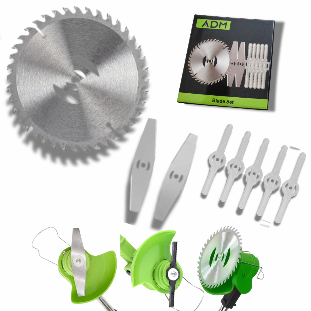 Zestaw ostrzy ADM do podkaszarki do trawy|8 sztuk, SKU: 7023