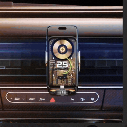 15w uchwyt samochodowy na telefon z bezprzewodowym ładowaniem, SKU: 7066