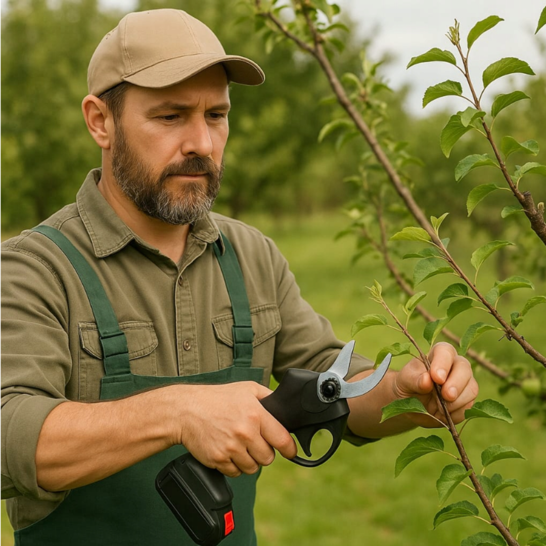 Bezprzewodowy sekator elektryczny z 2 akumulatorami 48Vh, SKU: 549