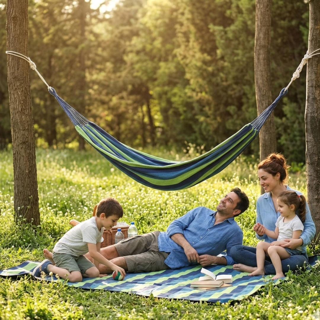 Hamak bawełniany ogrodowy, SKU: 2159