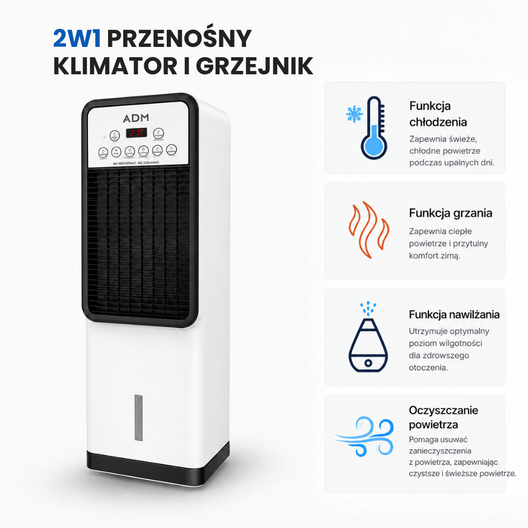 ADM Klimator i Grzejnik 2w1, SKU: 546