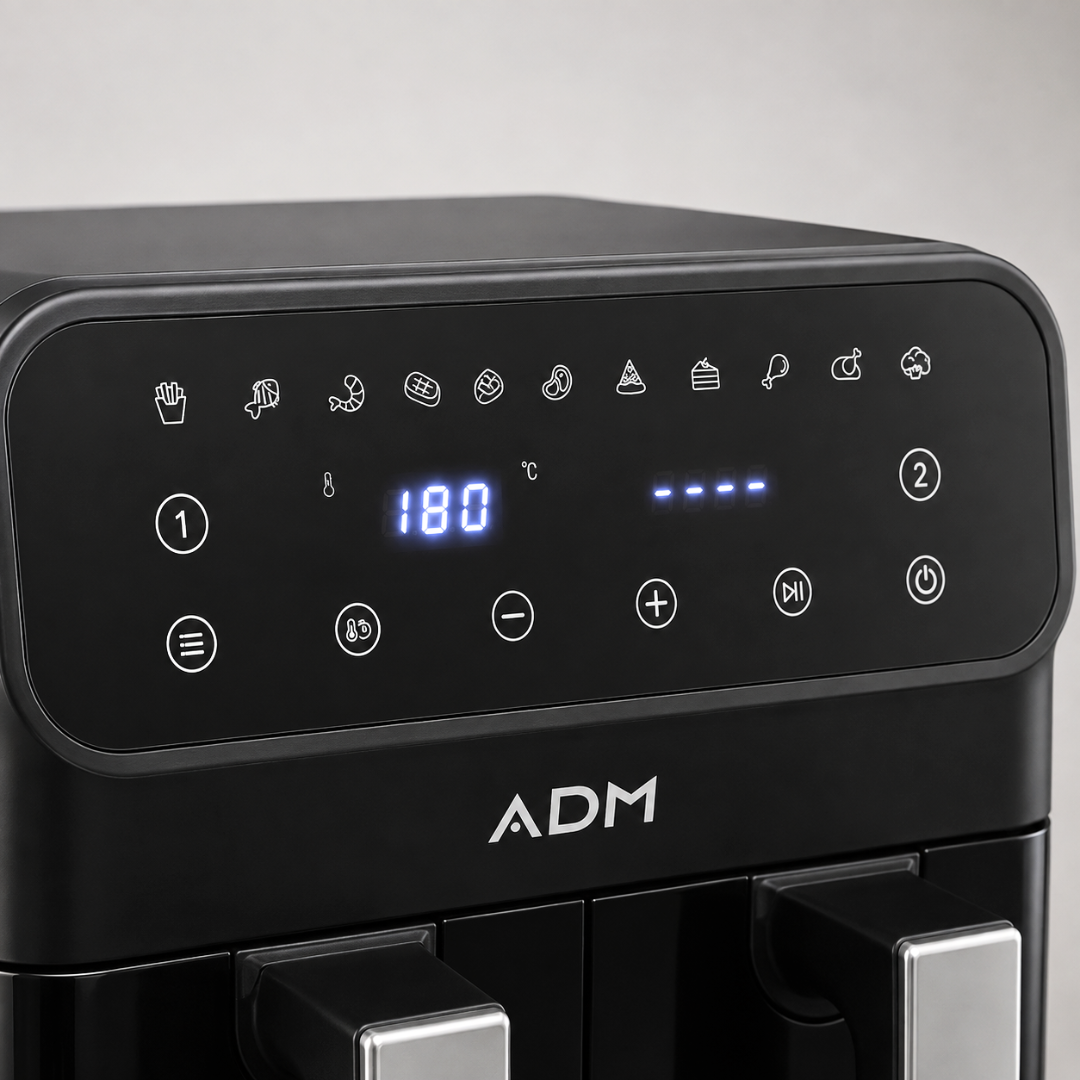 Frytkownica ADM Double Air Fryer – 2 kosze 8L, SKU: 550 - obrazek 6
