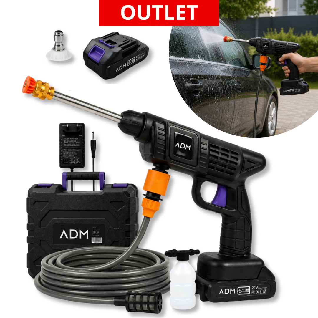 ADM Myjka ciśnieniowa bezprzewodowa mini + 2 akumulatory, SKU: 431_boxdmg | OUTLET