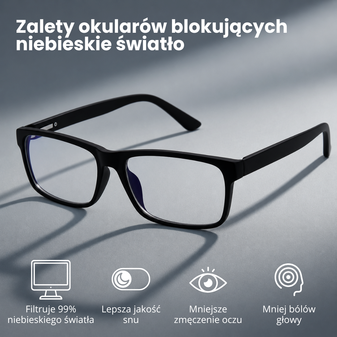 ADM Okulary blokujące niebieskie światło, SKU: 7073