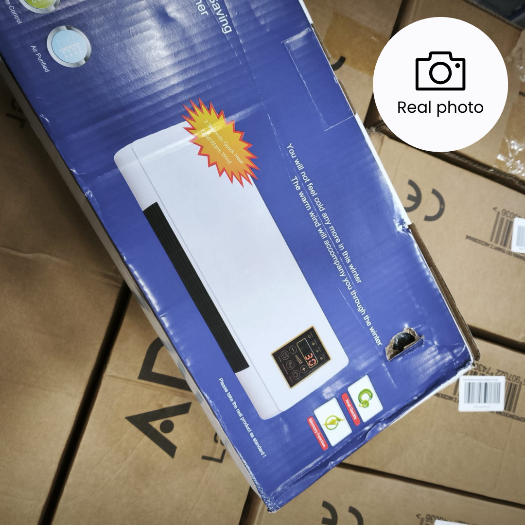 ADM Kurtyna Powietrzna Ścienna 1200W | Tryb Chłodnego Nawiewu i Grzania | Pilot, SKU: 2069_boxdmg | OUTLET