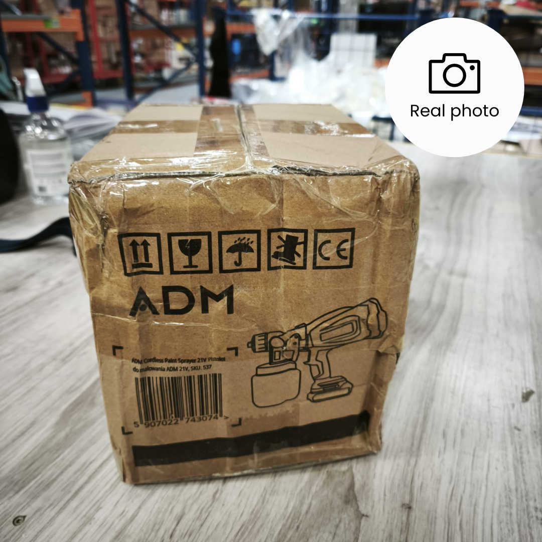 Pistolet do malowania ADM 21V z 2 akumulatorami, SKU: 537_boxdmg | OUTLET - obrazek 6