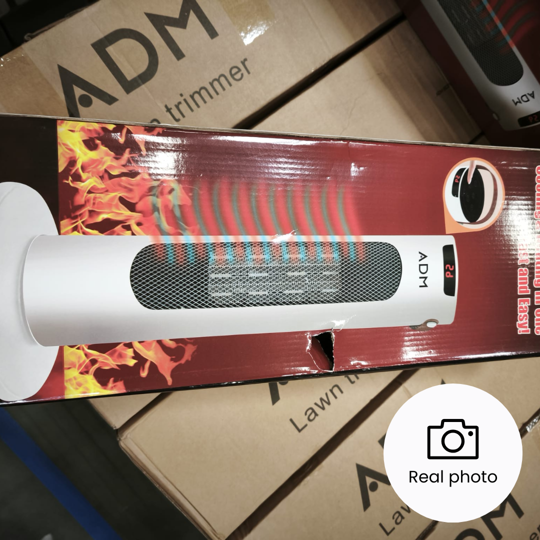 Termowentylator Ceramiczny ADM 1500 W z Trybem Chłodnego Nawiewu i Oscylacją, SKU: 6062_boxdmg | OUTLET - obrazek 3