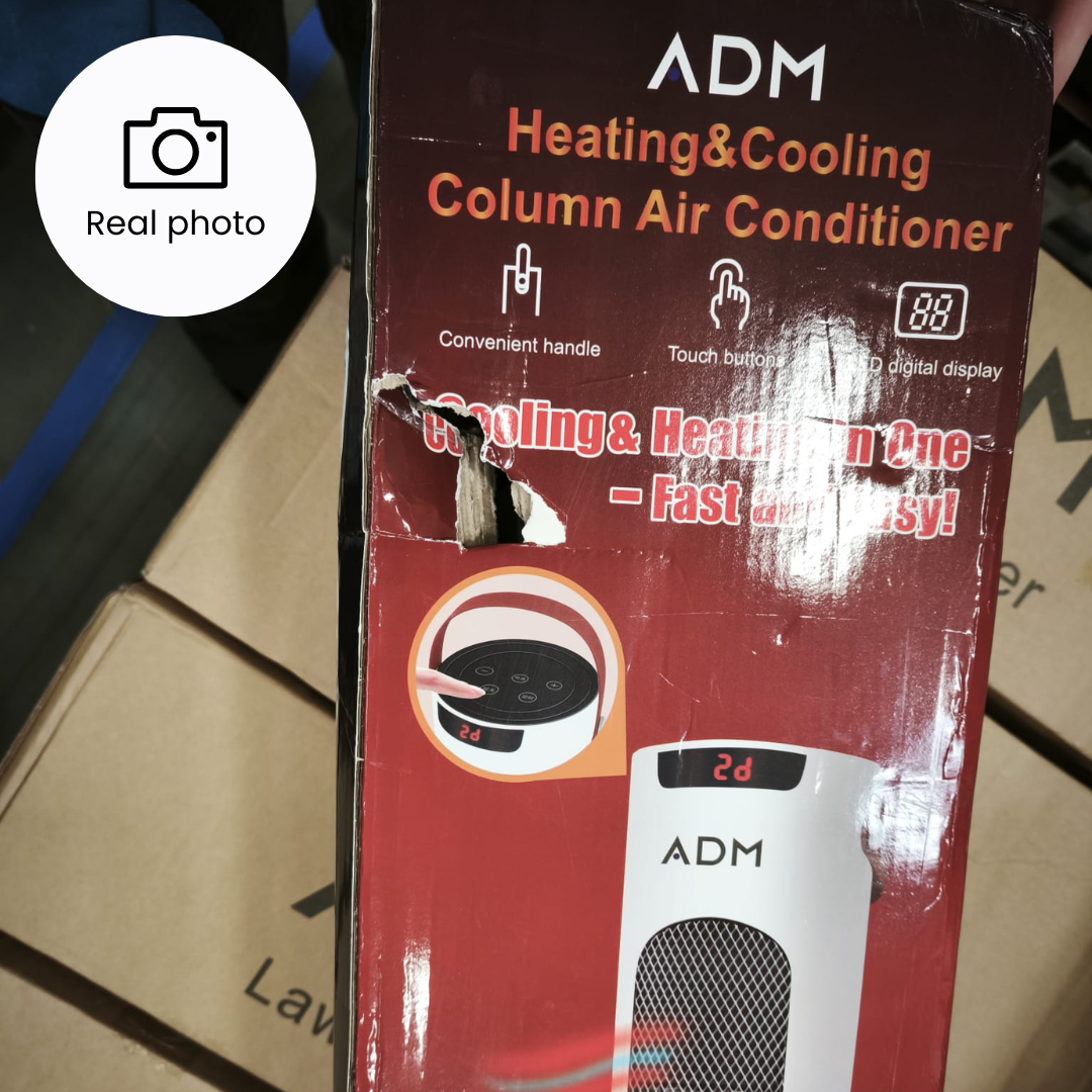 Termowentylator Ceramiczny ADM 1500 W z Trybem Chłodnego Nawiewu i Oscylacją, SKU: 6062_boxdmg | OUTLET