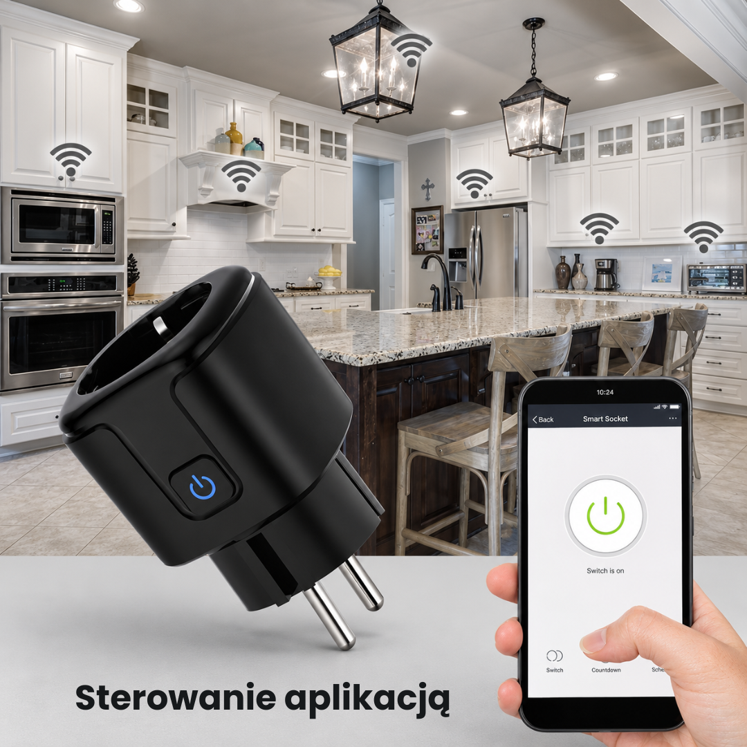 ADM Inteligentne Gniazdko WiFi z Pomiarem Zużycia Energii, SKU: 7098 - obrazek 7