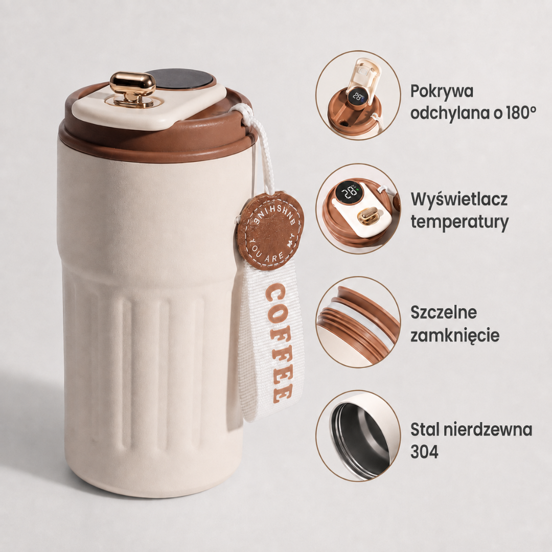 Inteligentny Kubek termiczny ADM z Wyświetlaczem LED, SKU: 7102 - obrazek 4